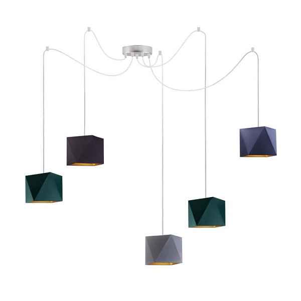 Lampa wisząca z regulacją wysokości KANO D5 GOLD  Lysne