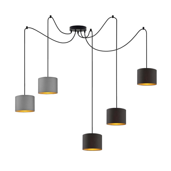 Lampa wisząca z regulacją WAIKIKI W5 GOLD  Lysne