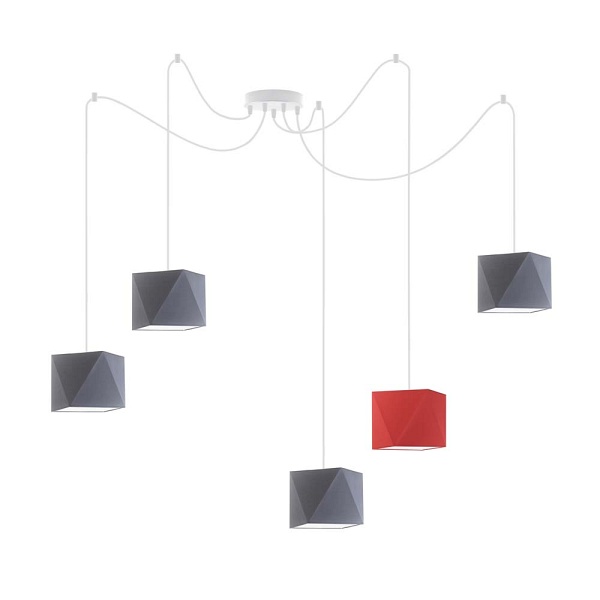 Lampa wisząca do salonu KANO D5  Lysne