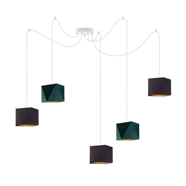 Lampa wisząca z regulacją wysokości KANO D5 GOLD  Lysne