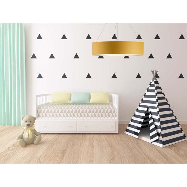 Żyrandol do pokoju dziecka PORTO fi - 80 cm - kolor miętowy  Lysne