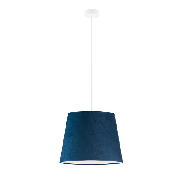 Lampa sufitowa w stylu glamour SARI VELUR - kolor granatowy  Lysne