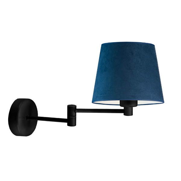 Kinkiet z regulowanym ramieniem LUGO VELUR  Lysne