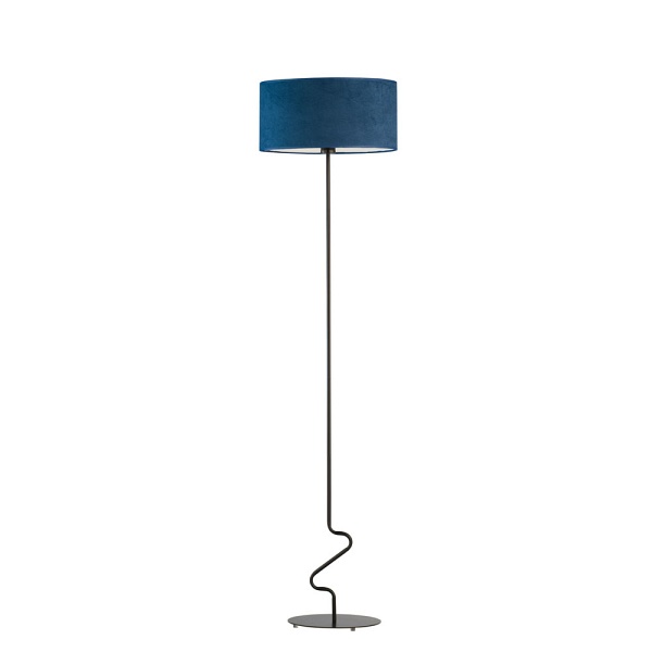 Lampa podłogowa z designerskim kloszem JERSEY VELUR  Lysne