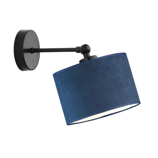 Kinkiet Designerski  do sypialni TETE VELUR  Lysne