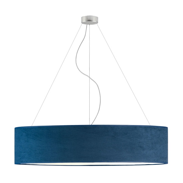 Oświetlenie sufitowe nad stół PORTO VELUR fi - 100 cm - kolor morski  Lysne