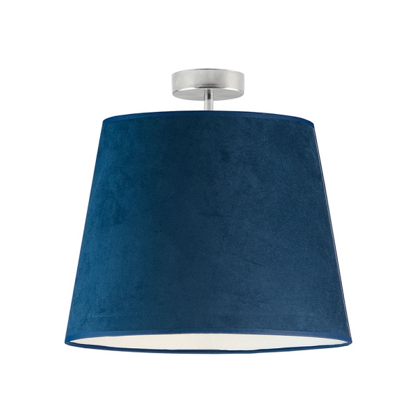 Oświetlenie sufitowe w stylu glamour KAIR VELUR - kolor granatowy   Lysne