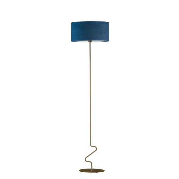 Lampa podłogowa do salonu FOGO VELUR  Lysne