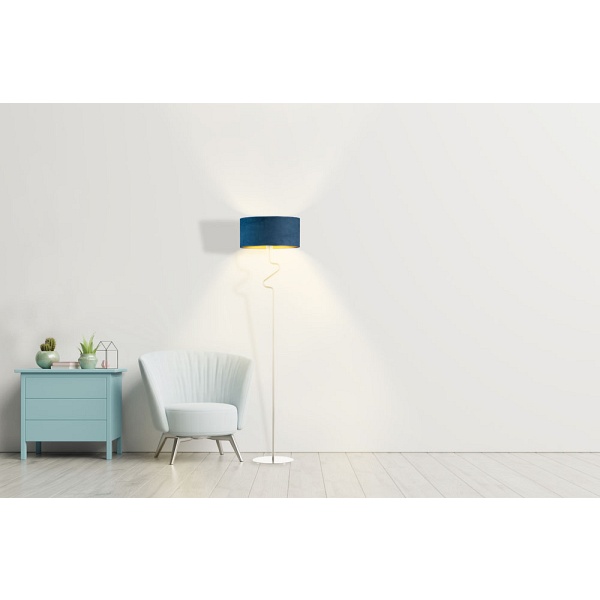 Lampa stojąca w nowoczesnym stylu MORONI VELUR  Lysne