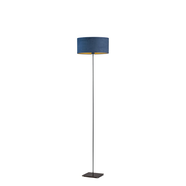 Lampa Designerska  sypialniana ze złotym wnętrzem MEKSYK VELUR   Lysne