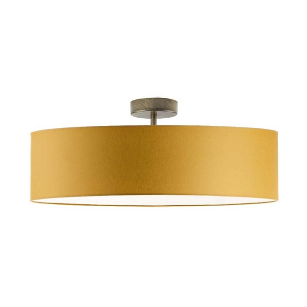 Żyrandol Nowoczesny żyrandol pokojowy WENECJA fi - 60 cm - kolor musztardowy  Lysne