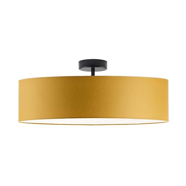 Żyrandol Nowoczesny żyrandol pokojowy WENECJA fi - 60 cm - kolor musztardowy  Lysne