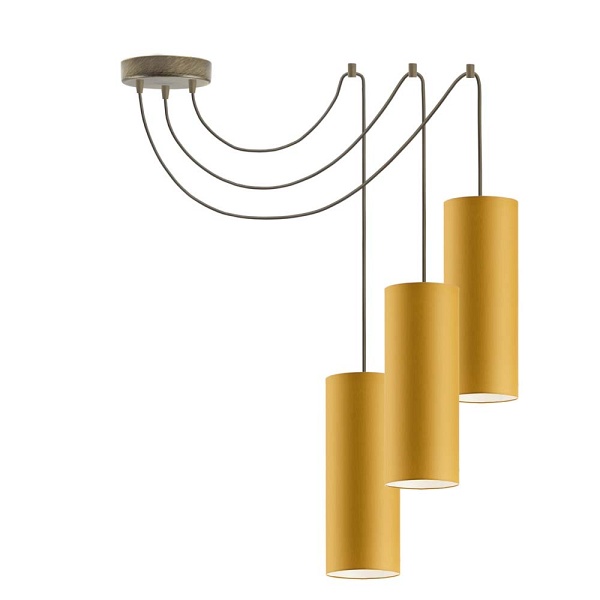 Lampa wisząca z regulowaną długością przewodu VIZELA T3  Lysne