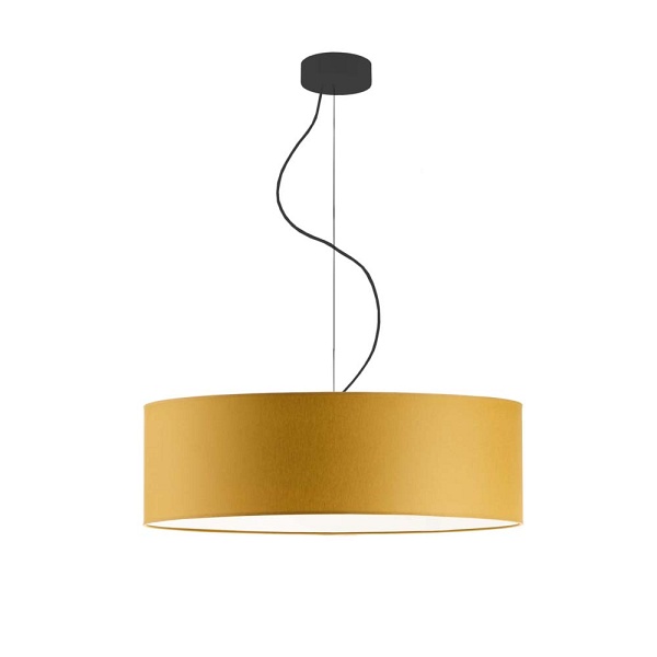 Lampa wisząca do sypialni HAJFA fi - 60 cm - kolor musztardowy  Lysne