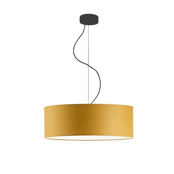 Żyrandol Nowoczesny żyrandol HAJFA fi - 50 cm - kolor musztardowy  Lysne