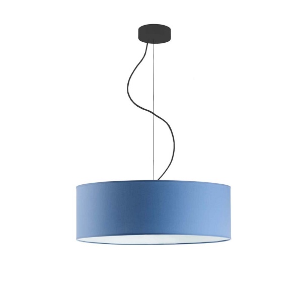Lampa wisząca do pokoju dziecięcego HAJFA fi - 50 cm - kolor niebieski  Lysne