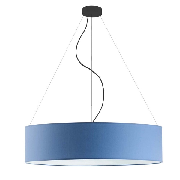 Lampa wisząca do pokoju dziecięcego PORTO fi - 80 cm - kolor niebieski  Lysne