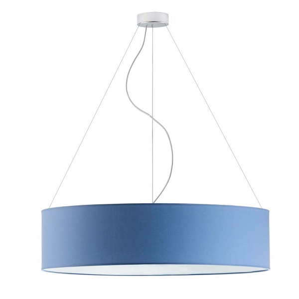 Lampa wisząca do pokoju dziecięcego PORTO fi - 80 cm - kolor niebieski  Lysne