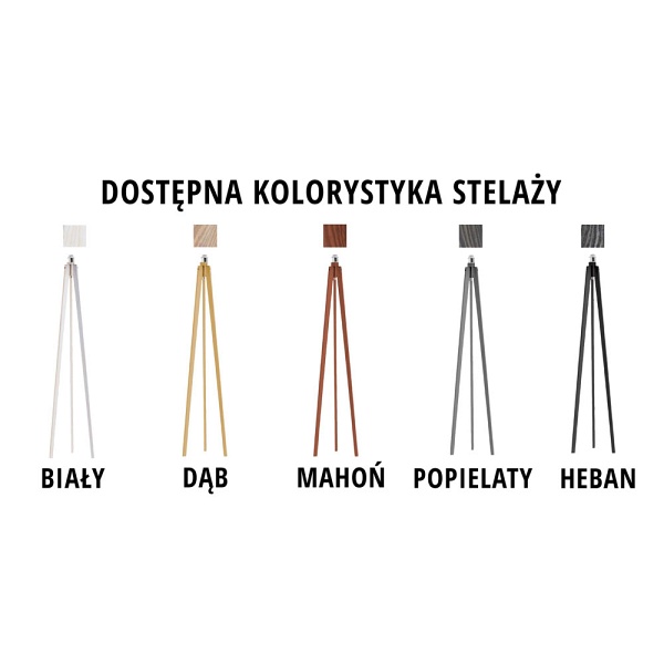 Designerskie oświetlenie podłogowe CURACAO VELUR  Lysne