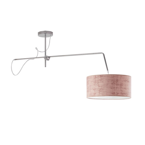 Lampa welurowa ze złotą amplą RIO VELUR  Lysne