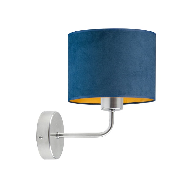 Kinkiet Nowoczesny  ze złotym wnętrzem MODENA VELUR  Lysne