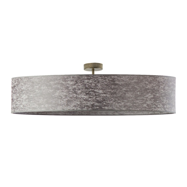 Żyrandol pokojowy GRENADA fi - 100 cm - kolor szary melanż  Lysne