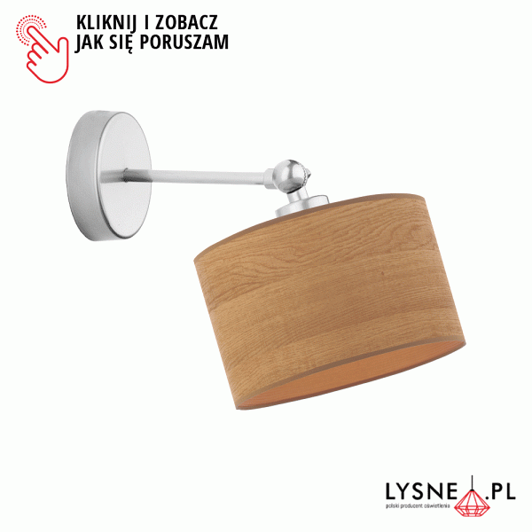 Lampka Stylowa  ścienna do czytania TETE ECO  Lysne