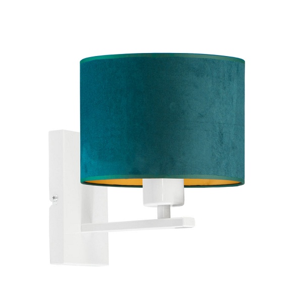 Oprawa ścienna do przedpokoju ELVORA VELUR ze złotym wnętrzem  Lysne