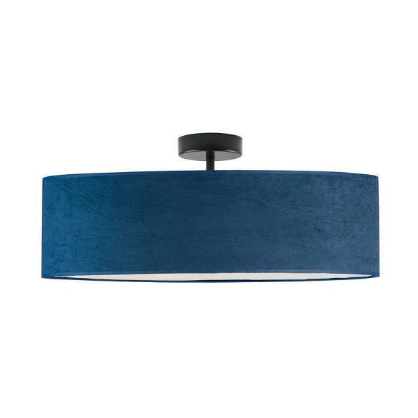 Plafoniera sufitowa WENECJA VELUR fi - 60 cm kolor granatowy  Lysne