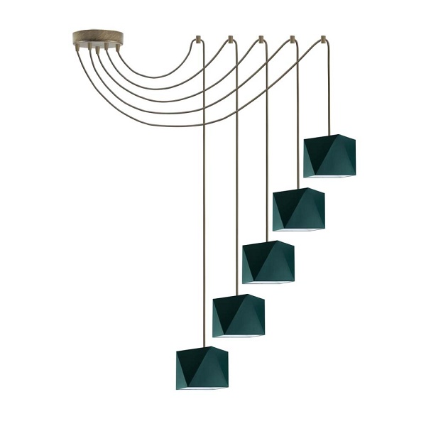 Lampa Geometryczna  wisząca KANO D5  Lysne