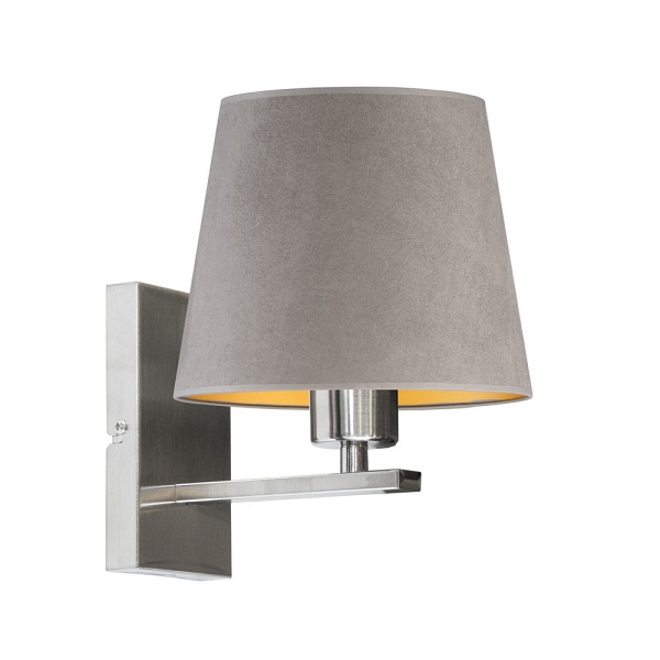 Kinkiet ze złotym wnętrzem HVAR VELUR  Lysne