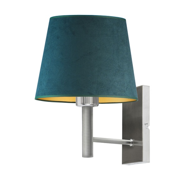 Oprawa ścienna do przedpokoju ELVORA VELUR ze złotym wnętrzem  Lysne