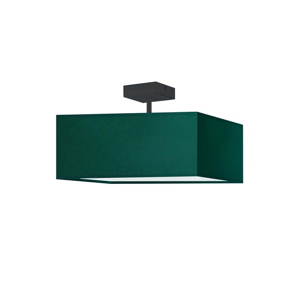 Lampa sufitowa do salonu ALBA - kolor zieleń butelkowa  Lysne