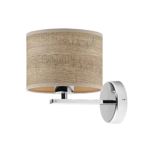 Kinkiet Chromowany  do sypialni MEDELIN ECO  Lysne