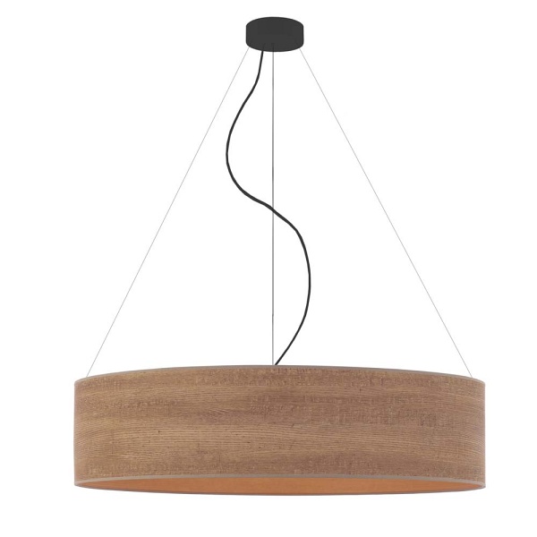 Zwis Nowoczesny  PORTO ECO fi - 80 cm - kolor orzechowy  Lysne