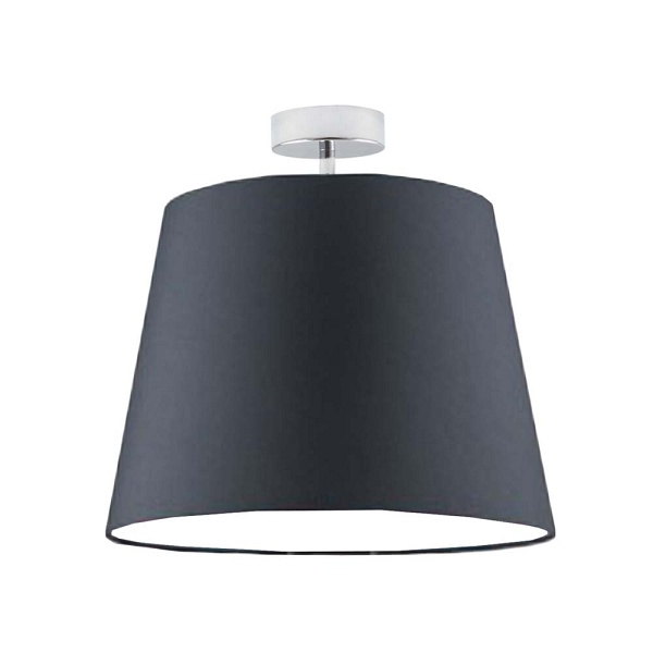 Żyrandol do salonu KAIR - kolor grafitowy  Lysne