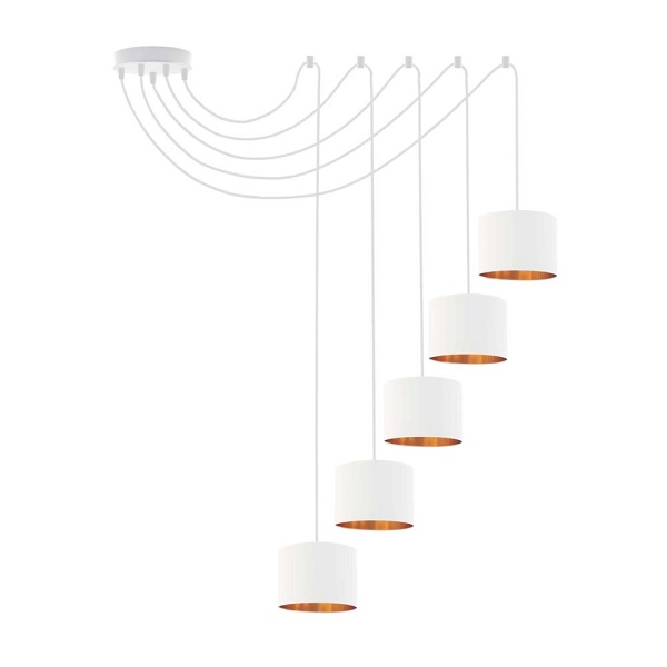 Żyrandol pająk WAIKIKI W5 GOLD  Lysne