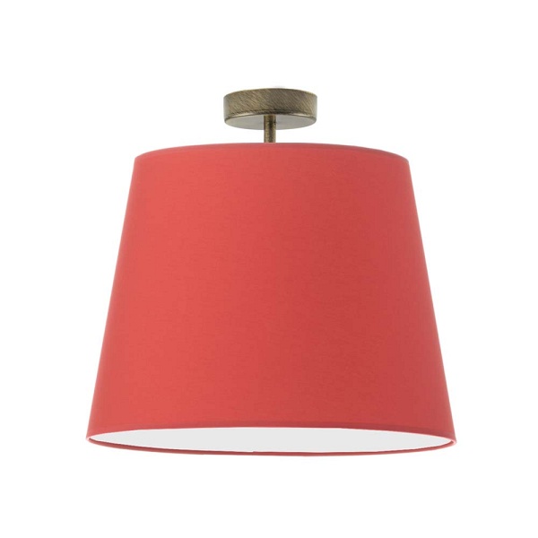 Lampa sufitowa KAIR - kolor czerwony  Lysne