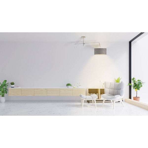 Lampa welurowa ze złotą amplą RIO VELUR  Lysne