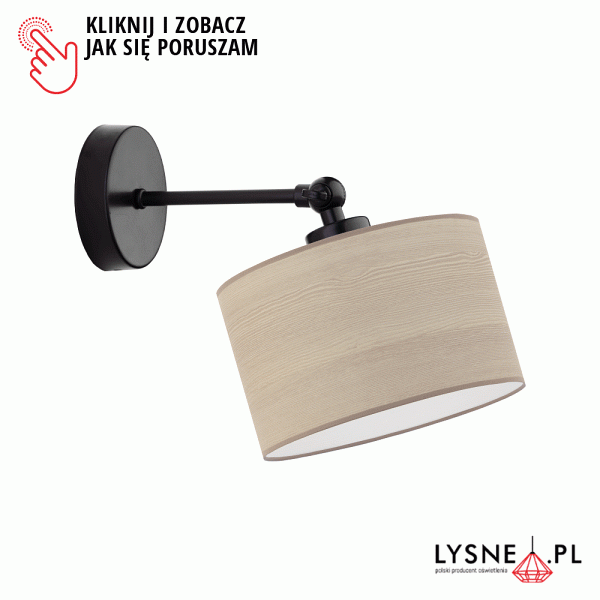 Oprawa ścienna w nowoczesnym stylu TETE ECO  Lysne