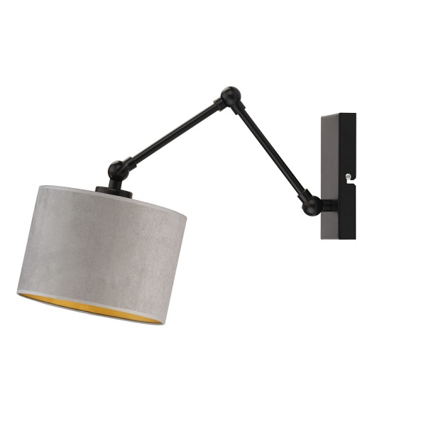 Lampka ścienna na wysięgniku TULON VELUR  Lysne