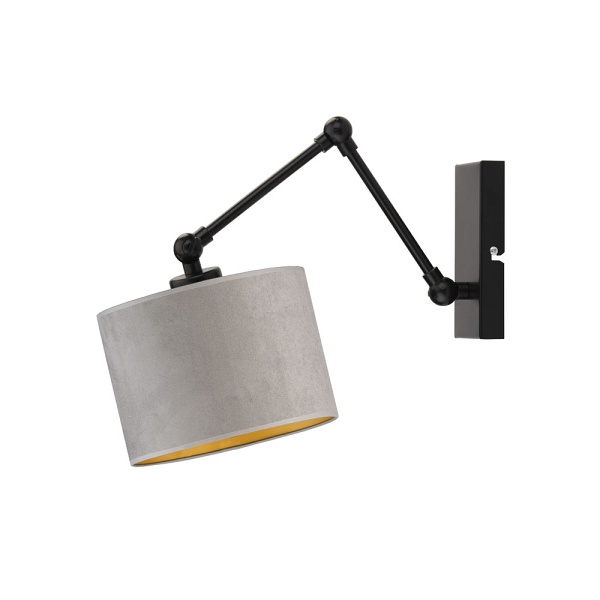 Lampka ścienna na wysięgniku TULON VELUR  Lysne