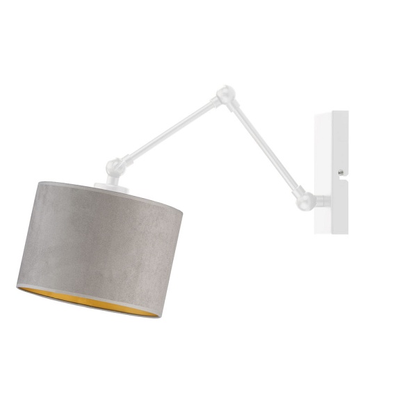 Lampka ścienna na wysięgniku TULON VELUR  Lysne