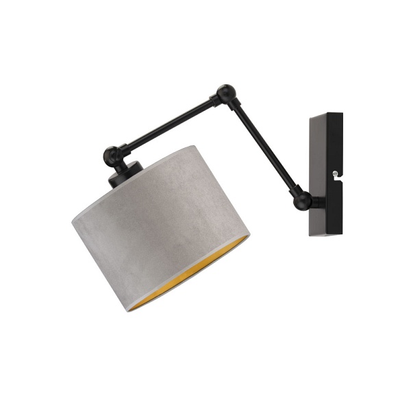 Lampka ścienna na wysięgniku TULON VELUR  Lysne