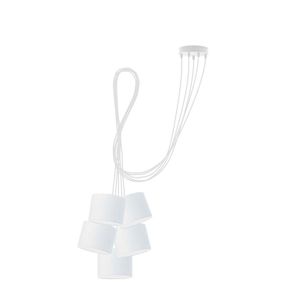 Lampa Biała  wisząca WAIKIKI W5  Lysne