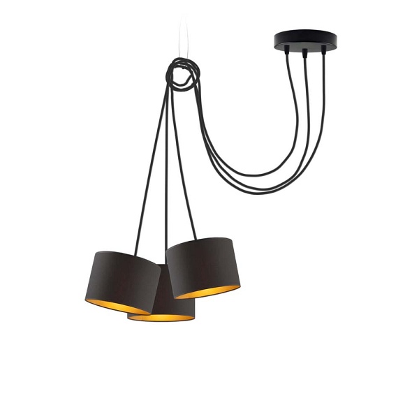 Lampa Nowoczesna  wisząca pająk WAIKIKI W3 GOLD  Lysne