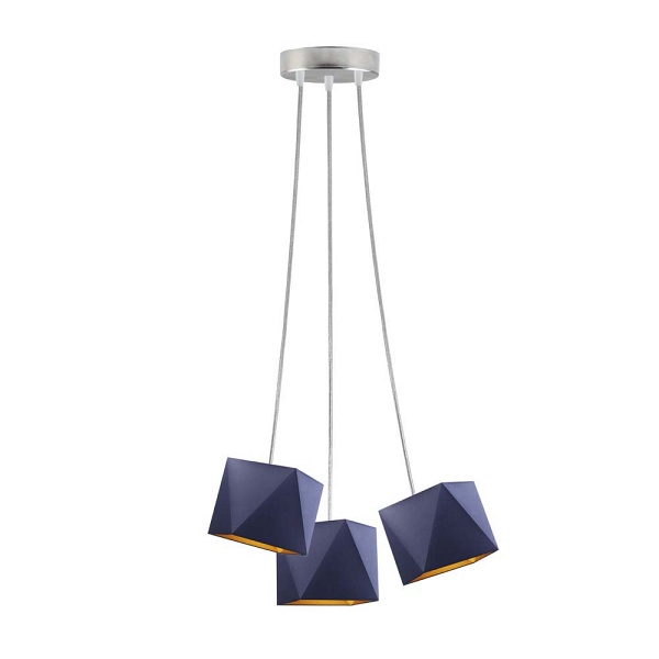 Lampa Designerska  wisząca KANO D3 GOLD  Lysne