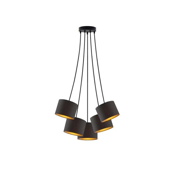 Lampa Designerska  wisząca pająk WAIKIKI W5 GOLD  Lysne