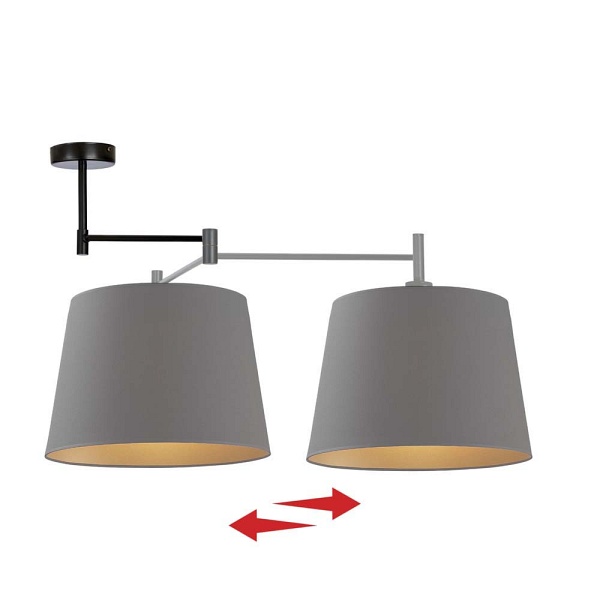 Plafoniera do sypialni TAMPA GOLD  Lysne