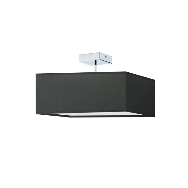 Oświetlenie sufitowe ALBA do salonu - kolor grafitowy   Lysne